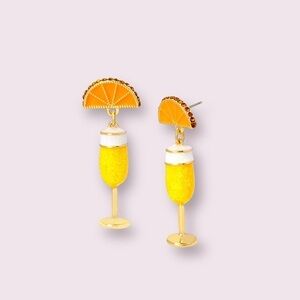 Betsey Johnson Mimosa Drop Earrings